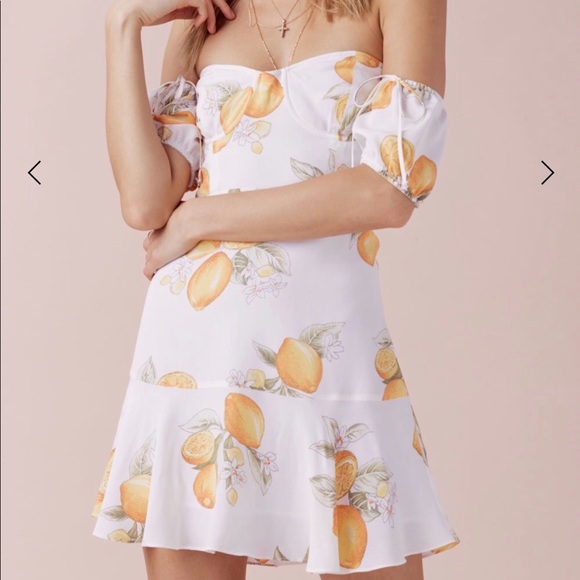 For Love And Lemons Dresses & Skirts - For Love & Lemons lemonade mini dress